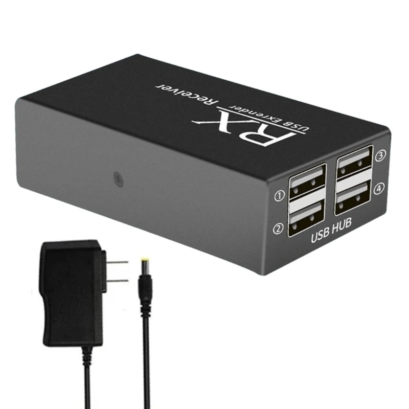 

USB-удлинители 120 м, адаптеры, 4 порта, стандартный удлинитель Ethernet RJ45, металлические передатчики