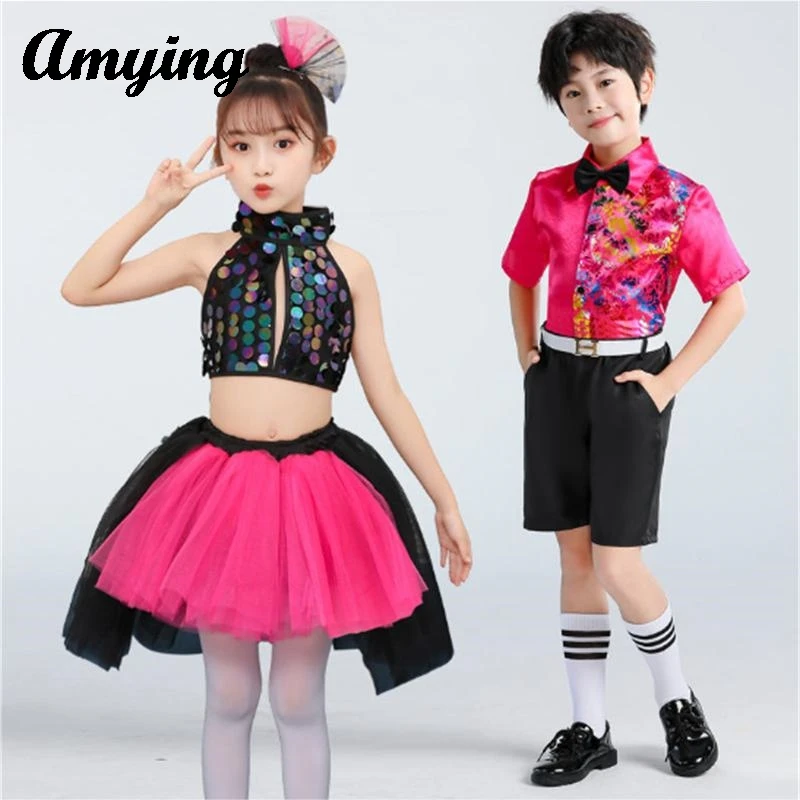 Girl's Princess Skirt Festival Performance Dance Clothing Children's Day Team Clothing Boys/Girls Walking Show Costume Set 
Girl's Princess Skirt Festival Performance Dance Clothing Children's Day Team Clothing Boys/Girls Walking Show Costume Set