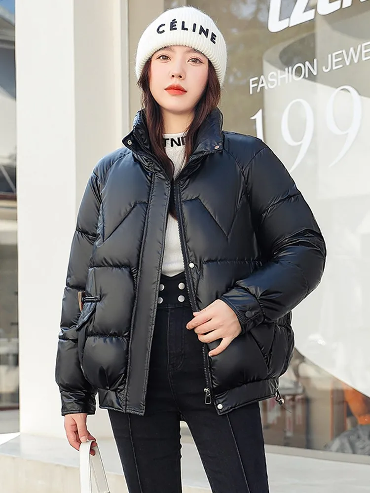 Autumn Winter Short Coat Woman 2022 Warm Slim Casual Black Parka Mujer Down Cotton Thick Spring Clothes Pink Jacket Women
Autumn Winter Short Coat Woman 2022 Warm Slim Casual Black Parka Mujer Down Cotton Thick Spring Clothes Pink Jacket Women