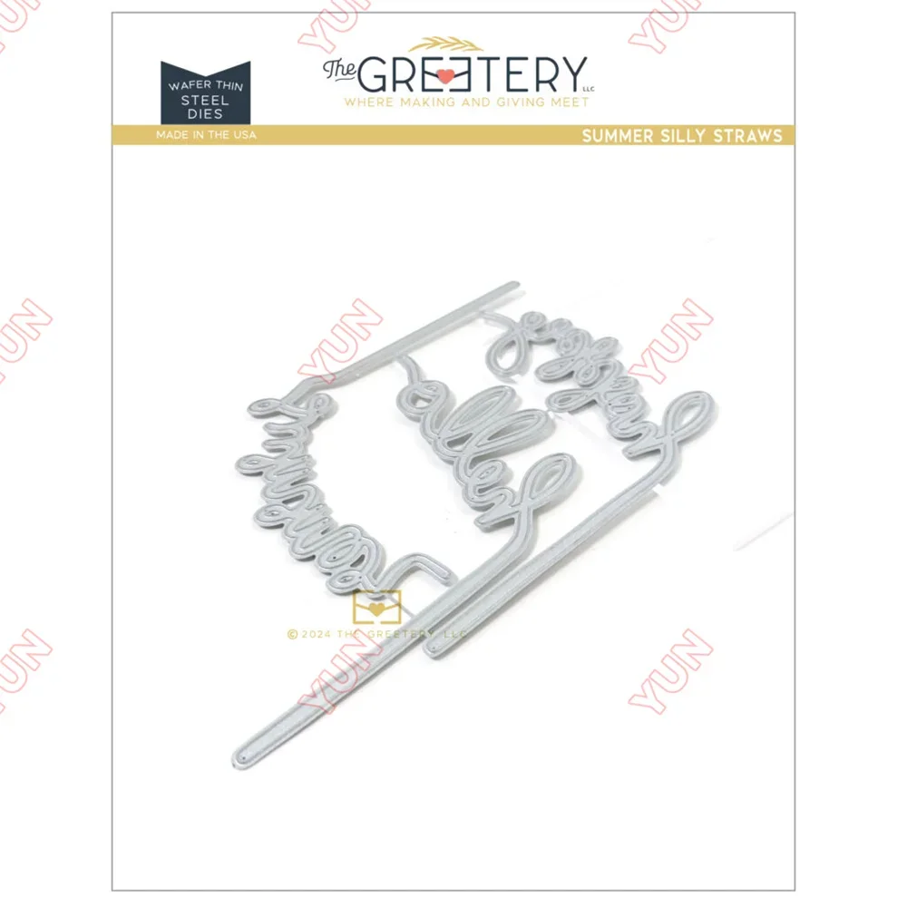 Summer Silly Straws Metal Cutting Dies Stencil Scrapbook Diary Decoration Embossing Template DIY Greeting Cards Handmade Molds
Summer Silly Straws Metal Cutting Dies Stencil Scrapbook Diary Decoration Embossing Template DIY Greeting Cards Handmade Molds