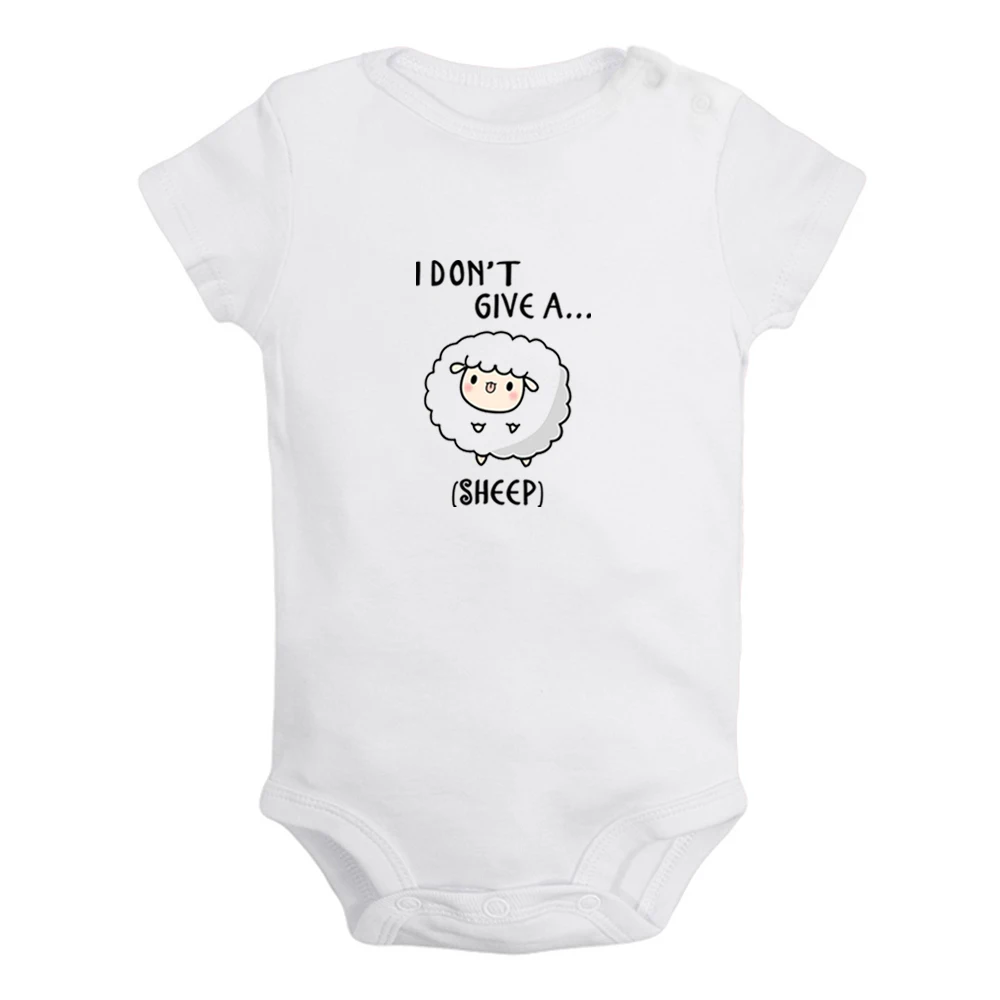 iDzn NEW I Don't Give A Sheep Cute Baby Rompers Baby Boy Girl Fun Print Bodysuit Infant Short Sleeves Jumpsuit Kids Soft Clothes
iDzn NEW I Don't Give A Sheep Cute Baby Rompers Baby Boy Girl Fun Print Bodysuit Infant Short Sleeves Jumpsuit Kids Soft Clothes