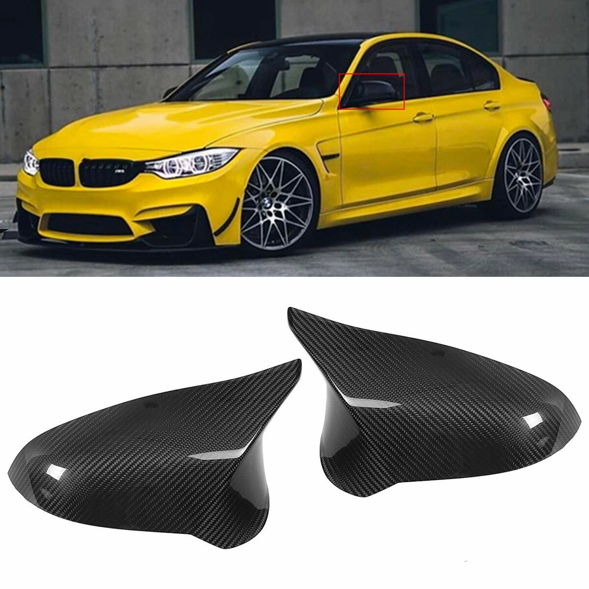 Mirror Cover For BMW F80 M3 F82 F83 M4 2014-2020 / F87 M2 Competition 2018-2021 Carbon Fiber Exterior Rear View Cap Shell Add On
Mirror Cover For BMW F80 M3 F82 F83 M4 2014-2020 / F87 M2 Competition 2018-2021 Carbon Fiber Exterior Rear View Cap Shell Add On
