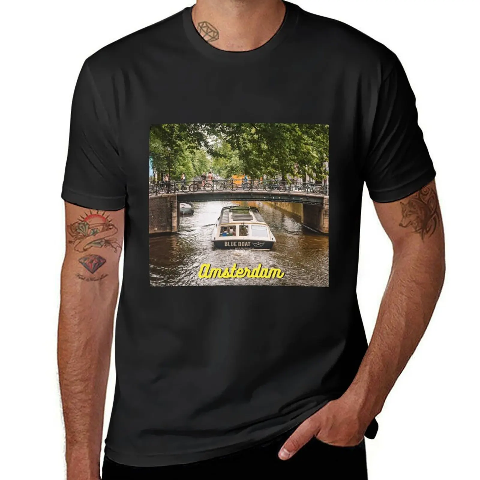 

Amsterdam T-Shirt sweat boys animal print mens cotton t shirts
