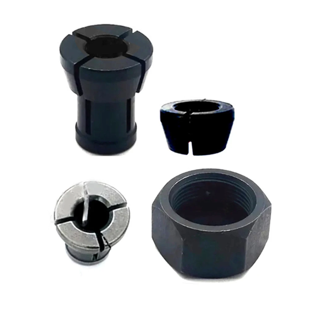 4pcs Steel Collet For 6.35 6.0 8mm RP0900K RT0701C M361 3608B RT0702C RT0700CX2 Home Power Tools Replacement Accessories
4pcs Steel Collet For 6.35 6.0 8mm RP0900K RT0701C M361 3608B RT0702C RT0700CX2 Home Power Tools Replacement Accessories