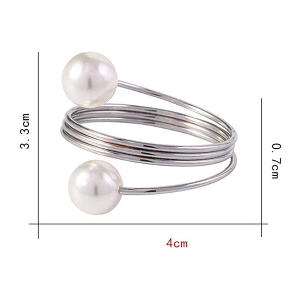 24PCS Pearls Napkin Rings Wedding Serviettenring Elegant Napkin Holders For Dining Room Family Dinner Table Decor
24PCS Pearls Napkin Rings Wedding Serviettenring Elegant Napkin Holders For Dining Room Family Dinner Table Decor