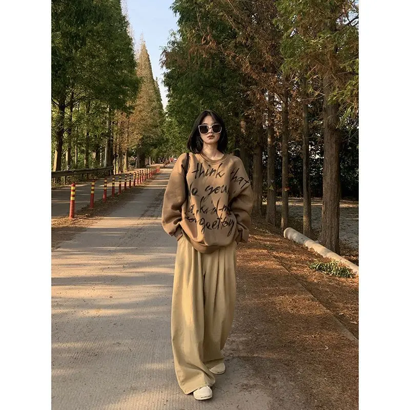 New Fashion All-match Women's High-waist Wide-leg Jeans Women's Autumn Plus-size Loose Straight-leg Drape Slim Mopping Pants
New Fashion All-match Women's High-waist Wide-leg Jeans Women's Autumn Plus-size Loose Straight-leg Drape Slim Mopping Pants
