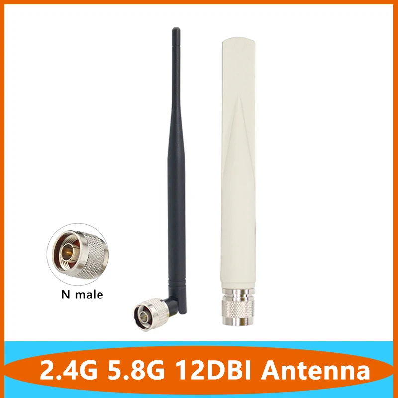 Signal Enhance 2.4G 5G 5.8G Dual Band Antenna High Gain 12dbi External WiFi Omni Aerial For AP Router With N Male
Signal Enhance 2.4G 5G 5.8G Dual Band Antenna High Gain 12dbi External WiFi Omni Aerial For AP Router With N Male