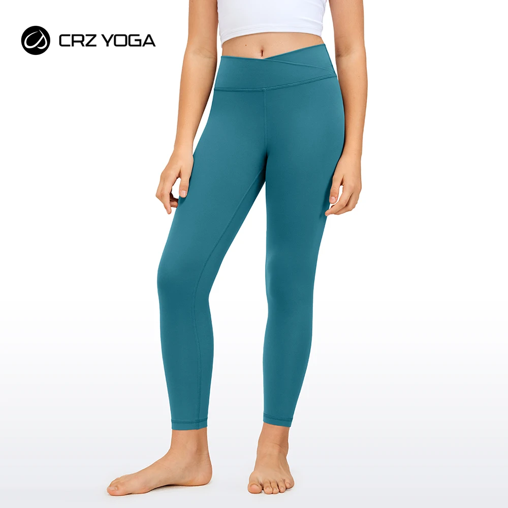 CRZ YOGA Girls Butterluxe Crossover Athletic Leggings - High Waist V Cross Kids Lounge Pants Yoga Active Dance Running Tights
CRZ YOGA Girls Butterluxe Crossover Athletic Leggings - High Waist V Cross Kids Lounge Pants Yoga Active Dance Running Tights