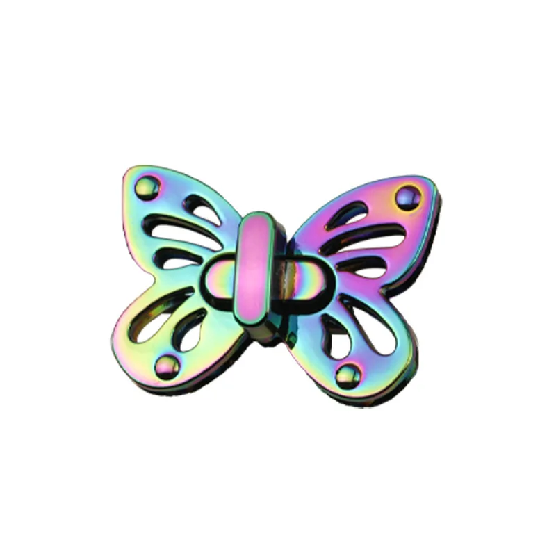 50*35mm Handbag Hardware Accessories Rainbow Butterfly Twist Turn Locks Bag Lock
50*35mm Handbag Hardware Accessories Rainbow Butterfly Twist Turn Locks Bag Lock