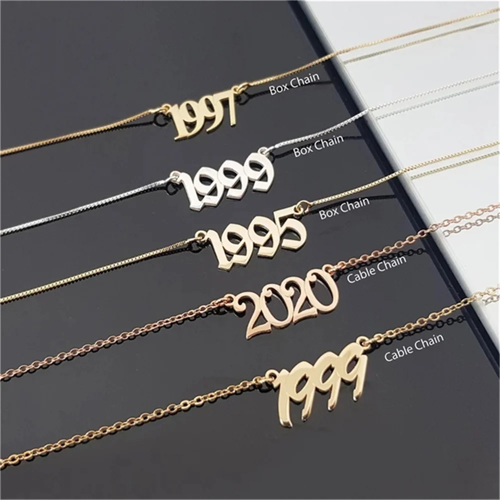 Stainless Steel Custom Name Necklace Men Women Fashion Personalized Number Pendant Birthday Wedding Memorial Gifts for Guests
Stainless Steel Custom Name Necklace Men Women Fashion Personalized Number Pendant Birthday Wedding Memorial Gifts for Guests