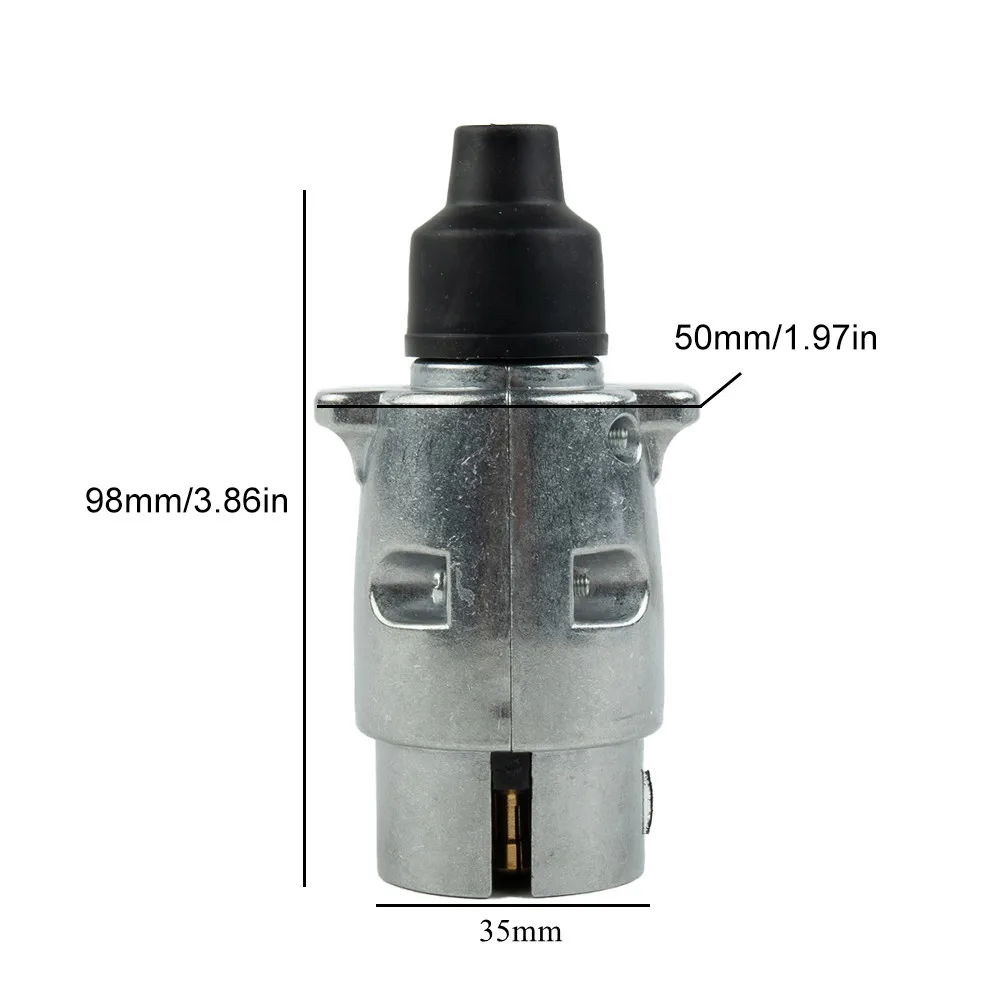 Brand New 12V 7 Pin Adapter Electric Trailer 7 Pin Connector Aluminium For Trailers RVs 12V 1Pc 7-Pin Operating
Brand New 12V 7 Pin Adapter Electric Trailer 7 Pin Connector Aluminium For Trailers RVs 12V 1Pc 7-Pin Operating