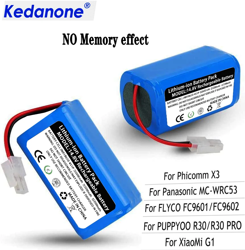 NEW 14.8V 3500mAh 14.4V 3200mAh Lithium Battery For ILIFE A4 A4s V7 A6 V7s Plus Robot Vacuum Cleaner ILife 4S1P real Capacity
NEW 14.8V 3500mAh 14.4V 3200mAh Lithium Battery For ILIFE A4 A4s V7 A6 V7s Plus Robot Vacuum Cleaner ILife 4S1P real Capacity