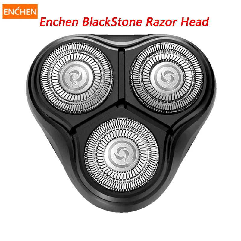 

ENCHEN BS001 Black Stone Replacement Head Electric Shaver Men's Razor 3D Floating Blade Head, Removable Blade Wash