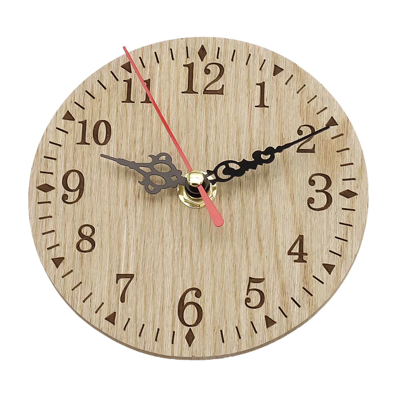 Brand New Clock Desk Clocks Wood 12cm Diameter AA Battery Bedroom Decor Office Quiet Round Vintage Style Universal
Brand New Clock Desk Clocks Wood 12cm Diameter AA Battery Bedroom Decor Office Quiet Round Vintage Style Universal