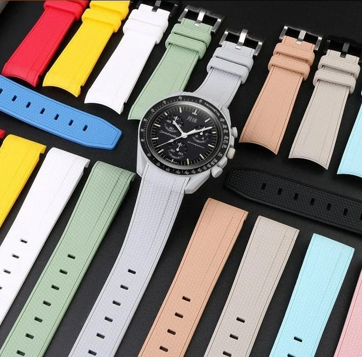 Ремешок резиновый для часов Omega Swatch, водонепроницаемый силиконовый браслет с пряжкой с язычком, аксессуары для часов, 20 мм
Ремешок резиновый для часов Omega Swatch, водонепроницаемый силиконовый браслет с пряжкой с язычком, аксессуары для часов, 20 мм