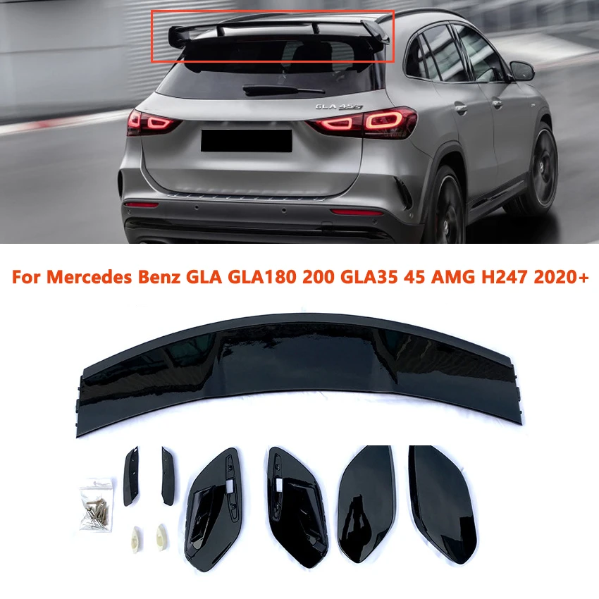 Спойлер на крышу багажника заднего крыла для Mercedes Benz GLA GLA180 200 GLA35 45 AMG H247 2020 + модификация наружной защитной крышки заднего крыла
Спойлер на крышу багажника заднего крыла для Mercedes Benz GLA GLA180 200 GLA35 45 AMG H247 2020 + модификация наружной защитной крышки заднего крыла