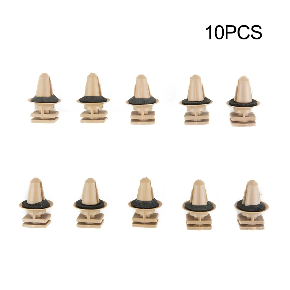 Durable New Practical Useful Door Clips Clip Nylon Clip Parts 10mm Hole 10pcs 51477117532 Accessories Replacement
Durable New Practical Useful Door Clips Clip Nylon Clip Parts 10mm Hole 10pcs 51477117532 Accessories Replacement