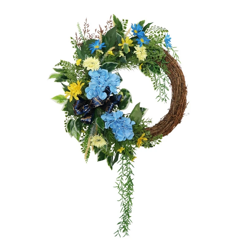 Floral Spring Wreath Artificial Hydrangea Wreath Green Leaves For Front Door Wall Window Room Outdoor Wedding Decor
Floral Spring Wreath Artificial Hydrangea Wreath Green Leaves For Front Door Wall Window Room Outdoor Wedding Decor