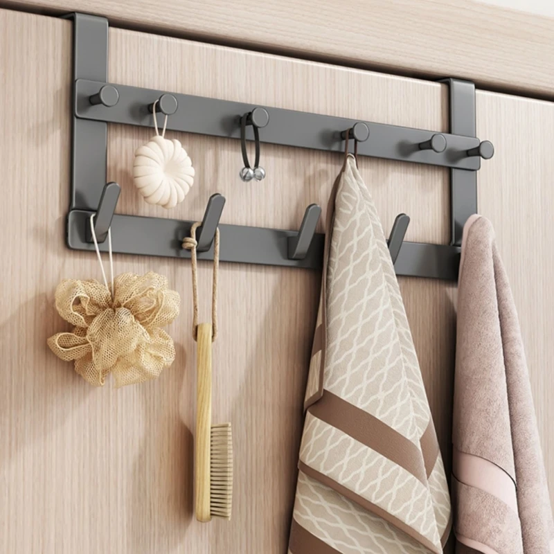 Double-Deck Over Door Hanger with 11 Hooks Metal Towel Hook Holder Decorative Organizers Hanging Storage Rack for Hat
Double-Deck Over Door Hanger with 11 Hooks Metal Towel Hook Holder Decorative Organizers Hanging Storage Rack for Hat