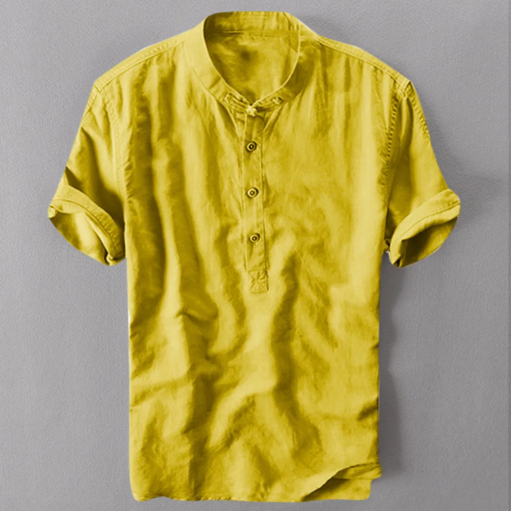 Men'S Casual Shirt Cotton Breathable Blouses Comfort Ice Tops Short-Sleeved Classic Trendy Suit Dress Wedding Camisas De Hombre
Men'S Casual Shirt Cotton Breathable Blouses Comfort Ice Tops Short-Sleeved Classic Trendy Suit Dress Wedding Camisas De Hombre
