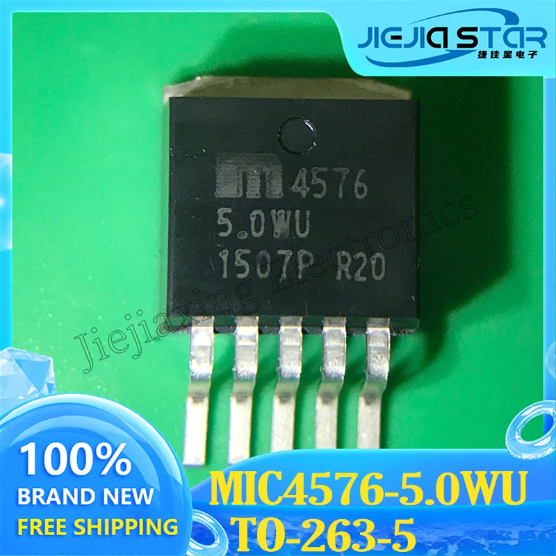 Electronics MIC4576-5.0WU MIC4576-5.0BU MIC4576-5.0 4576-5.0WU TO263-5 Linear Voltage Regulators (LDOs) New and Original
Electronics MIC4576-5.0WU MIC4576-5.0BU MIC4576-5.0 4576-5.0WU TO263-5 Linear Voltage Regulators (LDOs) New and Original