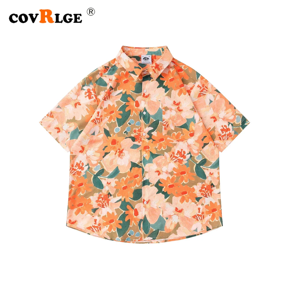 Covrlge Summer Hawaiian Blouse Men's Shirt Vintage Loose Beach Holiday Fragmented Short Sleeve Tide Top Male Streetwear MCS204
Covrlge Summer Hawaiian Blouse Men's Shirt Vintage Loose Beach Holiday Fragmented Short Sleeve Tide Top Male Streetwear MCS204