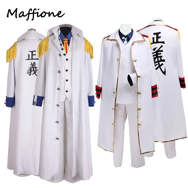 Anime One Cos Piece Kuzan Aokiji Cosplay Costume Kapu Role Play Shirt Vest Pants Tie Windbreaker Halloween Carnival Party Suits
Anime One Cos Piece Kuzan Aokiji Cosplay Costume Kapu Role Play Shirt Vest Pants Tie Windbreaker Halloween Carnival Party Suits