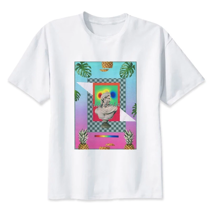 Vaporwave 5 Print Casual T-shirt Men's O-neck Fashion Men's Tops Tee Shirts Short Sleeve
Vaporwave 5 Print Casual T-shirt Men's O-neck Fashion Men's Tops Tee Shirts Short Sleeve