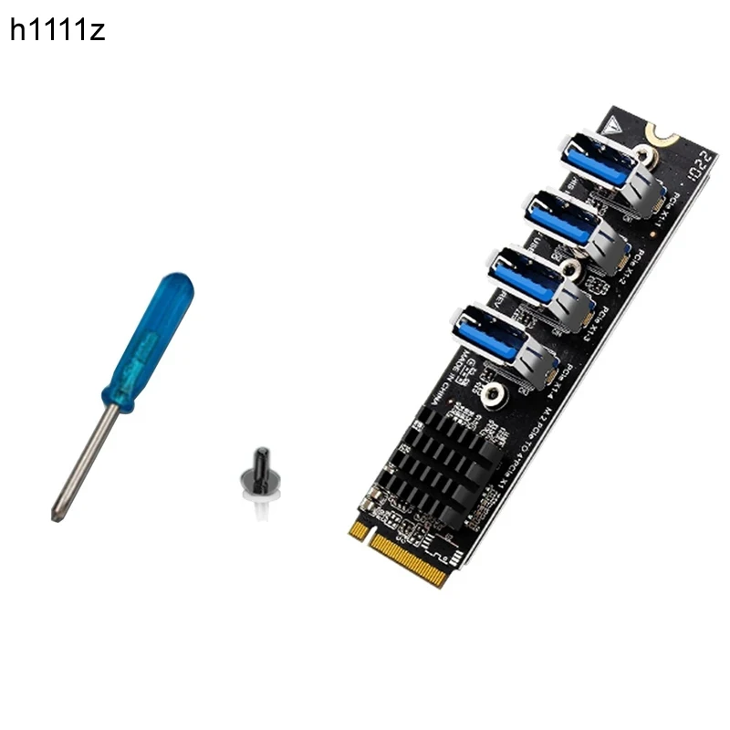Карта расширения M.2 M KEY PCI-E, Райзер с 4 портами, модуль-адаптер PCI-E X1, карта расширения 1-4 для Windows 7/8/10/XP Vista
Карта расширения M.2 M KEY PCI-E, Райзер с 4 портами, модуль-адаптер PCI-E X1, карта расширения 1-4 для Windows 7/8/10/XP Vista