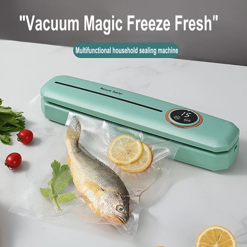 1set, Vacuum Sealers With 20pcs Food Packaging Bags, Sealing Machine, Preservation Machine, Dry And Wet Fruit Meat
1set, Vacuum Sealers With 20pcs Food Packaging Bags, Sealing Machine, Preservation Machine, Dry And Wet Fruit Meat