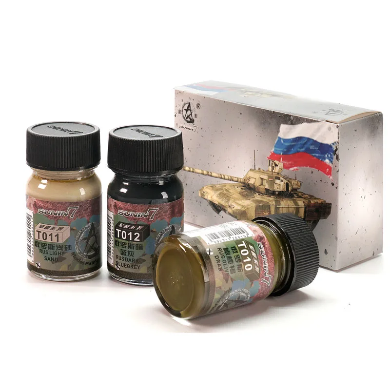 Russian Modern Tank MBT Armored Fighting Vehicle Camouflage Color Series Set Paint Coating DIY Handcraft Car Doll Building Tool
Russian Modern Tank MBT Armored Fighting Vehicle Camouflage Color Series Set Paint Coating DIY Handcraft Car Doll Building Tool