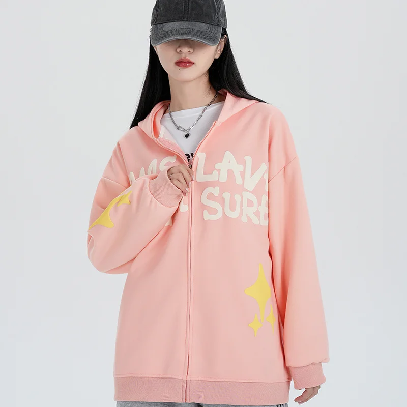 Zipper Sweatshirt Women 2023 Autumn New Long Sleeve Loose America Style Casual Vintage Plush Hoodie Couple Coat Ins
Zipper Sweatshirt Women 2023 Autumn New Long Sleeve Loose America Style Casual Vintage Plush Hoodie Couple Coat Ins