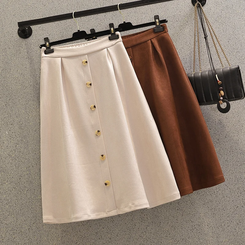 Beige Midi Elegant High-Waisted Women'S Spring Autumn Winter Skirts Korean Style Fashion 2022 Harajuku Clothes Kawaii
Beige Midi Elegant High-Waisted Women'S Spring Autumn Winter Skirts Korean Style Fashion 2022 Harajuku Clothes Kawaii