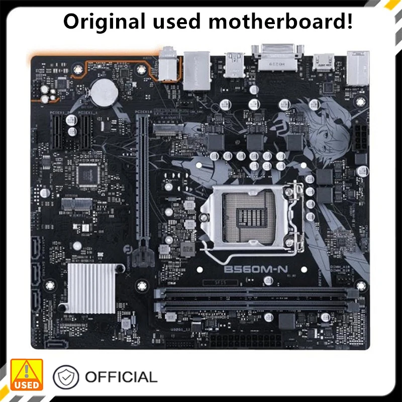 For B560M-N Original Used Desktop Intel B560 64GB DDR4 Motherboard LGA 1200 i7/i5/i3 USB3.0 SATA3
For B560M-N Original Used Desktop Intel B560 64GB DDR4 Motherboard LGA 1200 i7/i5/i3 USB3.0 SATA3