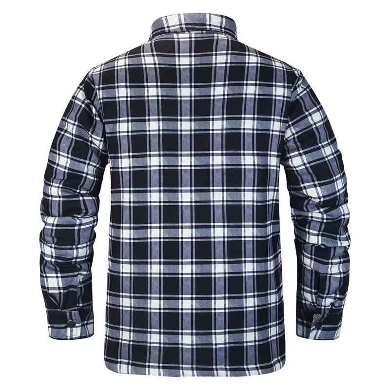 الشتاء منقوشة قمصان للرجال سميكة الأخضر فحص قميص سترة عادية طويلة الأكمام مبطن جاكيتات كبيرة وطويلة القامة EUR/US حجم S-5XL الشتاء منقوشة قمصان للرجال سميكة الأخضر فحص قميص سترة عادية طويلة الأكمام مبطن جاكيتات كبيرة وطويلة القامة EUR/US حجم S-5XL