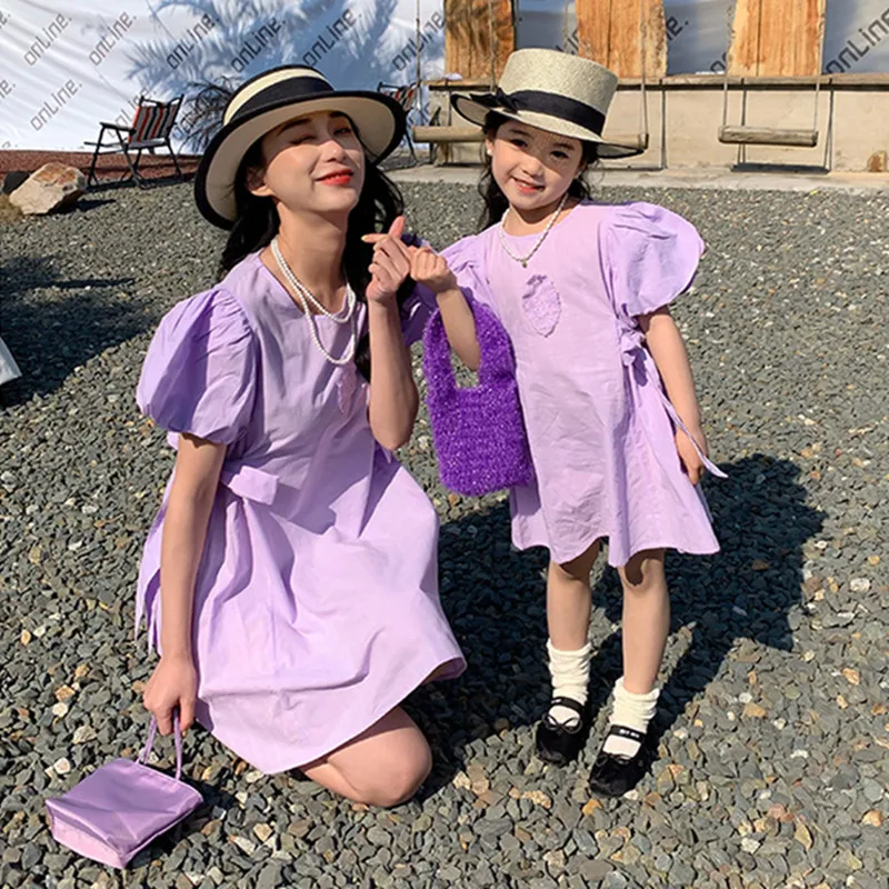 Mother and Daughter Princess Dresses Mommy and Me Summer Clothes for Girls and Mom Matching Short Sleeve Dress Women Clothing
Mother and Daughter Princess Dresses Mommy and Me Summer Clothes for Girls and Mom Matching Short Sleeve Dress Women Clothing