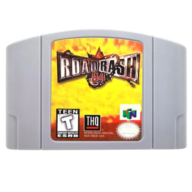 Road Rash 64 N64 Game Card Series American Edition and Japanese Cards Animation Superior Quality Toys Gifts
Road Rash 64 N64 Game Card Series American Edition and Japanese Cards Animation Superior Quality Toys Gifts