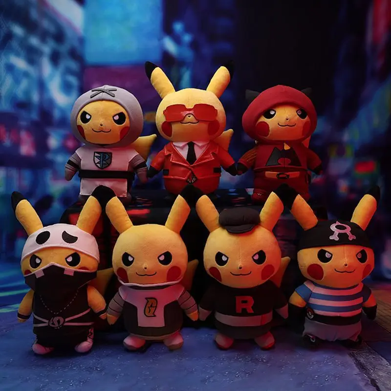 Genuine Pokemon Pikachu Transform Mischievous Plush Toys Cute Japan Anime Elf Plush Cartoon Pikachu Doll Birthday Gift for Kids
Genuine Pokemon Pikachu Transform Mischievous Plush Toys Cute Japan Anime Elf Plush Cartoon Pikachu Doll Birthday Gift for Kids