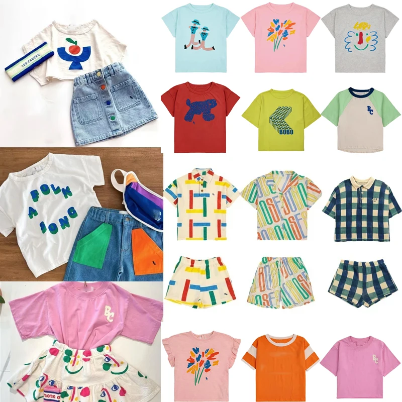 BC Brand 2024 New Summer Kids Shirts and Shorts Clothing Sets Boys Girls Cute Fashion Print Short Sleeve T Shirts Tees Tops Baby
BC Brand 2024 New Summer Kids Shirts and Shorts Clothing Sets Boys Girls Cute Fashion Print Short Sleeve T Shirts Tees Tops Baby