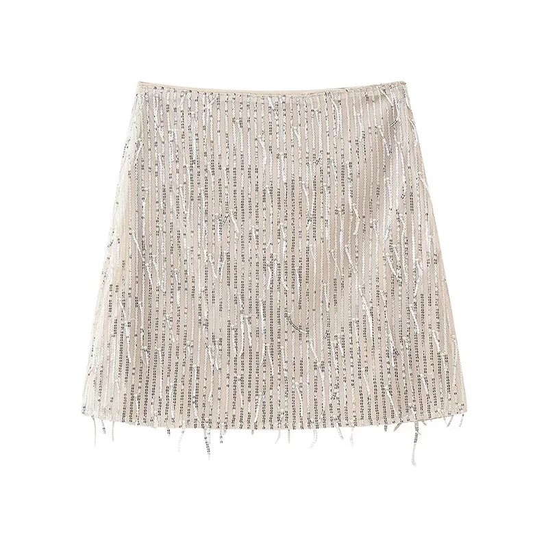 2024 New Women Sequin Tassel Mini Short Skirt Summer Fashion Casual Versatile Trendy Skirts High Street Style
2024 New Women Sequin Tassel Mini Short Skirt Summer Fashion Casual Versatile Trendy Skirts High Street Style