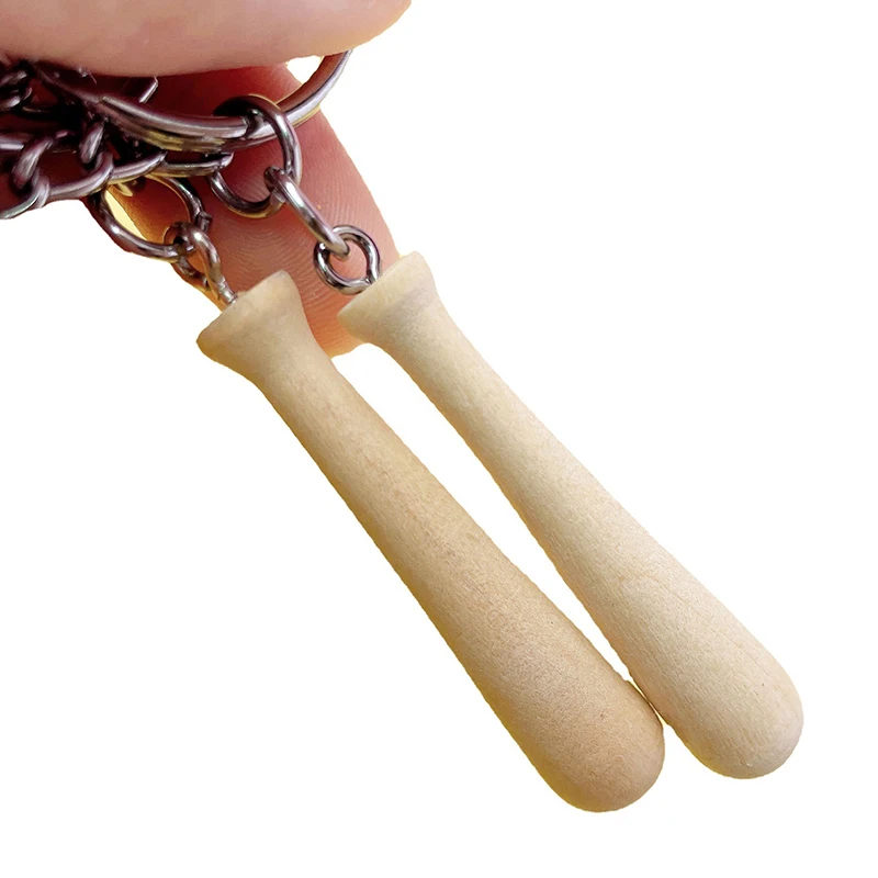 Creative Baseball Keychain Bag Charm Mini Wooden Bat Ball-shaped Key Ring Sports Souvenirs
Creative Baseball Keychain Bag Charm Mini Wooden Bat Ball-shaped Key Ring Sports Souvenirs
