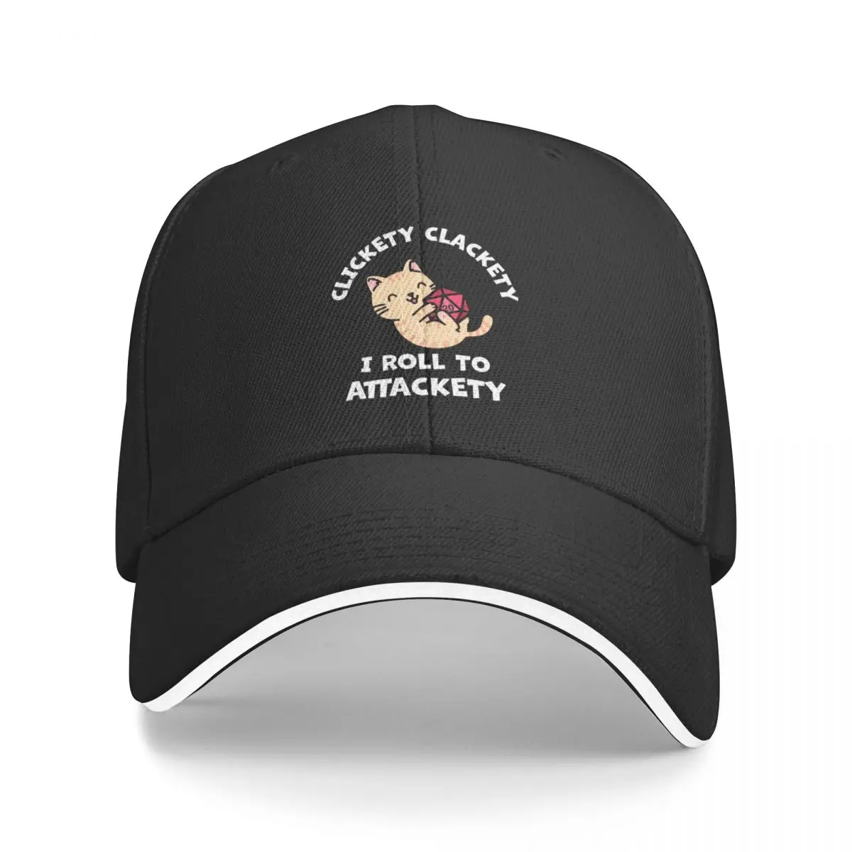 

Clickety Clackety I Roll to Attackety Baseball Cap hard hat Trucker Hat Hats For Women Men's