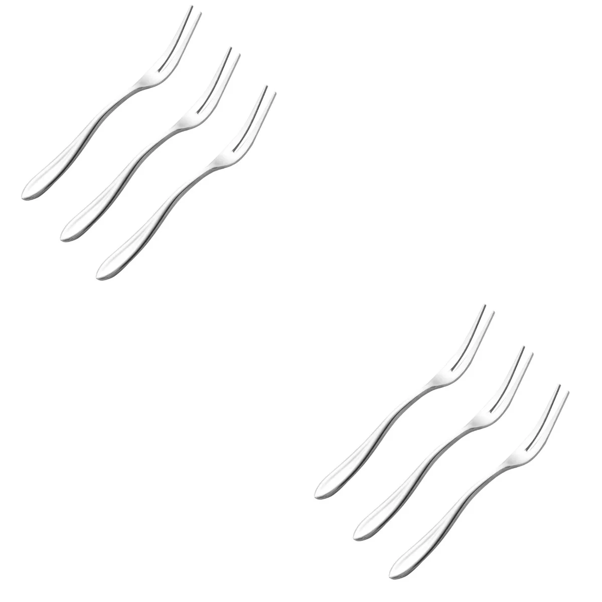 6 pcs Forks Appetizer Fruit Forks Small Forks for Appetizers Metal Dessert Forks Salad Appetizer Fork
6 pcs Forks Appetizer Fruit Forks Small Forks for Appetizers Metal Dessert Forks Salad Appetizer Fork