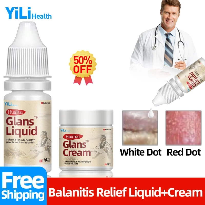 Balanitis Treatment Liquid Glans Cream Huatuo Medicine Apply To Bacterial Infection Itching Red White Dot Penile Inflammation
Balanitis Treatment Liquid Glans Cream Huatuo Medicine Apply To Bacterial Infection Itching Red White Dot Penile Inflammation