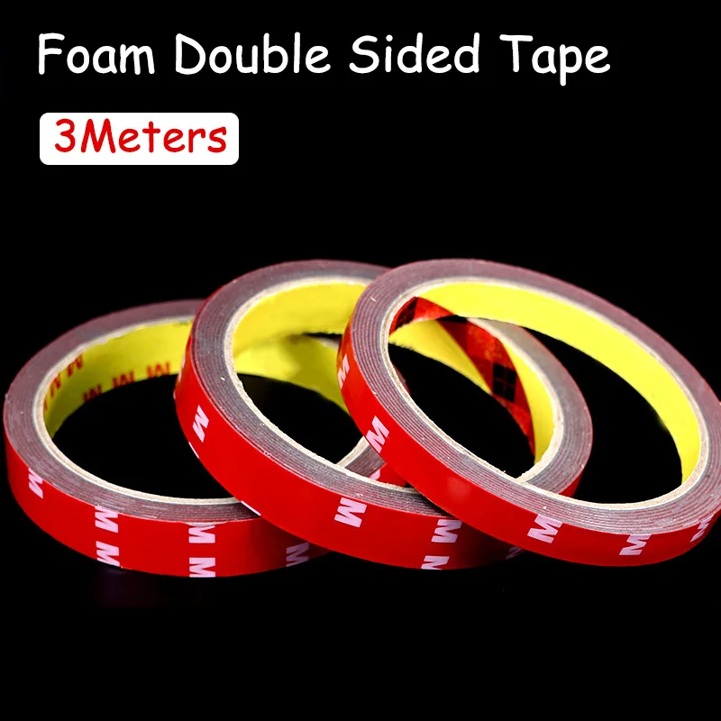3Meters Double Sided Tape Foam Strong Adhesive Traceless Fixing Sticker for Home Indoor Decor Two Face Tape Car Special Sticker
3Meters Double Sided Tape Foam Strong Adhesive Traceless Fixing Sticker for Home Indoor Decor Two Face Tape Car Special Sticker