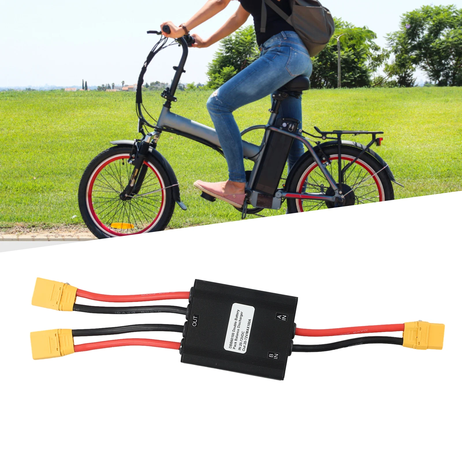 For Electric Bicycle Connection Adapter Connection Adapter Increase Capacity Parallel Module 100A Connection Adapter Ebike
For Electric Bicycle Connection Adapter Connection Adapter Increase Capacity Parallel Module 100A Connection Adapter Ebike