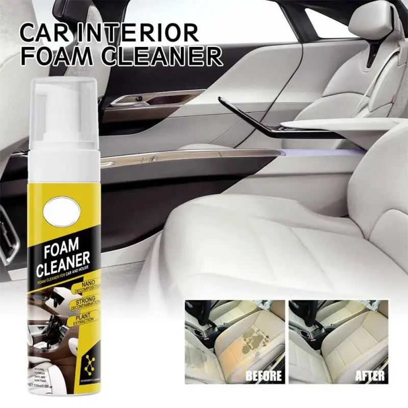 100ML Set Multi-Purpose Foam Cleaner Leather Clean Wash Automoive Car Interior Home Wash Maintenance Surfaces Spray Foam Cleaner
100ML Set Multi-Purpose Foam Cleaner Leather Clean Wash Automoive Car Interior Home Wash Maintenance Surfaces Spray Foam Cleaner
