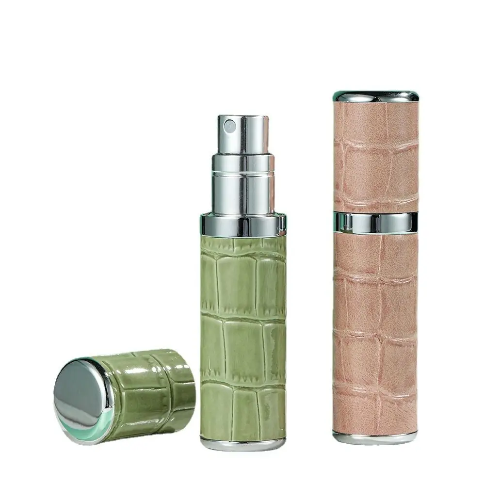 

Bottom Filled Perfume Split Bottle Portable Upscale Refillable Perfume Spray Bottle Leather Luxury Atomizer Travel