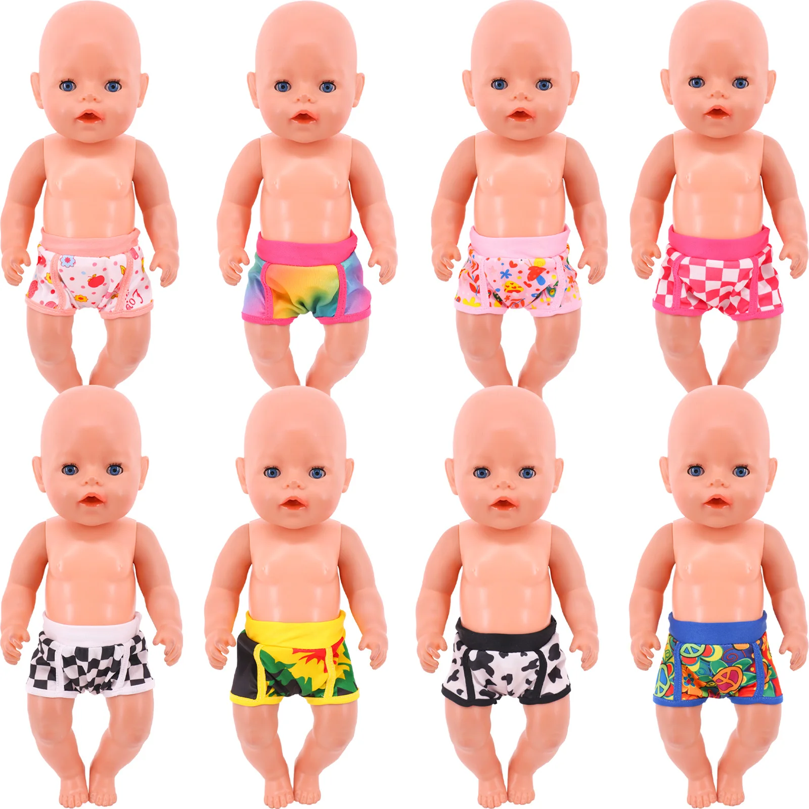 Reborn Ppanties With Colorful Pattern For 18Inch American Doll&43CM Born Baby Generation Russian Girl's Christmas Gift
Reborn Ppanties With Colorful Pattern For 18Inch American Doll&43CM Born Baby Generation Russian Girl's Christmas Gift