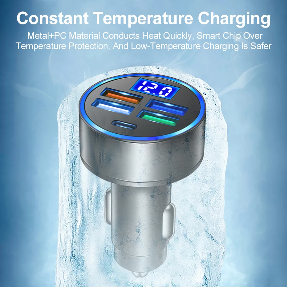 Car Car Charger Type-c Resistant To Oxidation Stable Connection 4USB Car Charger QC3.0 Wide Compatibility Black Brand New
Car Car Charger Type-c Resistant To Oxidation Stable Connection 4USB Car Charger QC3.0 Wide Compatibility Black Brand New